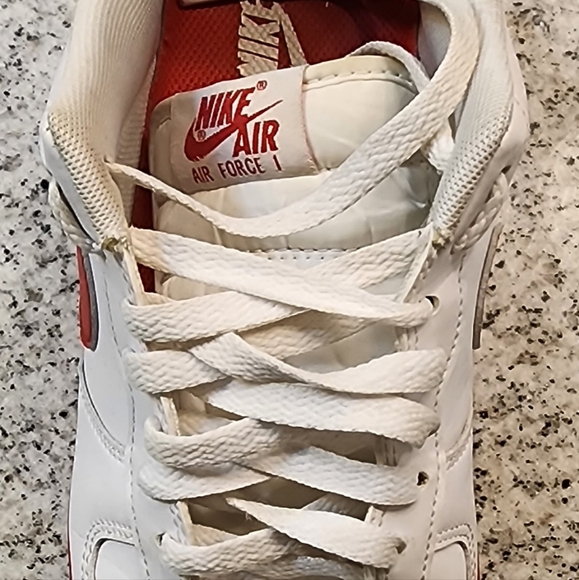 Nike Air Force 1 Low White Red sole - Picture 4 of 4